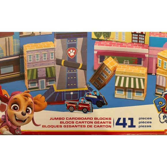 Melissa & Doug PAW Patrol Jumbo Cardboard Blocks 41 Pieces NEW - Picture 3 of 6